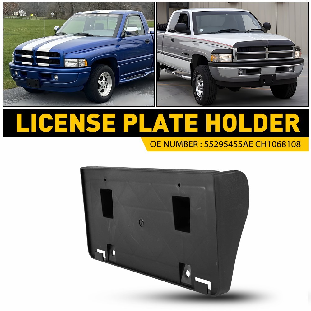 License Plate Bracket For 1994-2001 Dodge Ram 1500 Front CH1068108