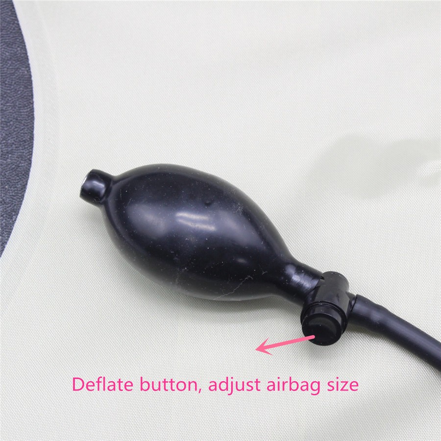 Inflatable Car Seat Built-in Air Pressure Cushion Lumbar Support Manual Pump