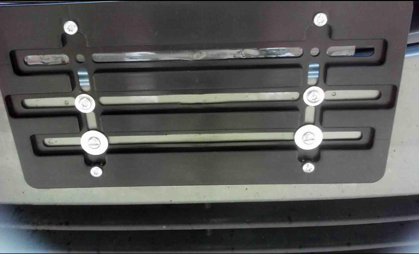 License Plate Tag Holder Mount Relocator Adapter Bumper Kit Bracket for HYUNDAI