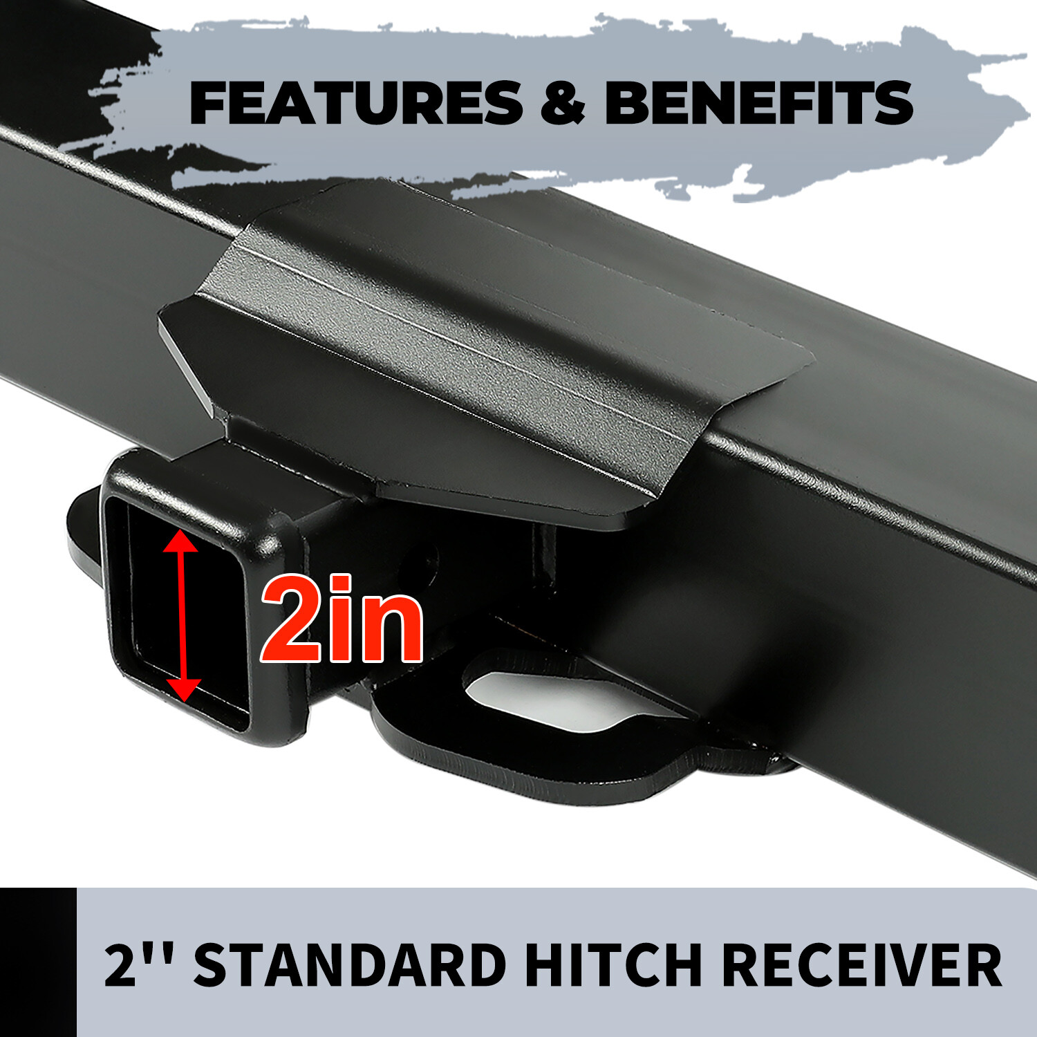 Class 5 Trailer Hitch Rear Tow Receiver For F-250 F-350 F-450 Super Duty 99-16