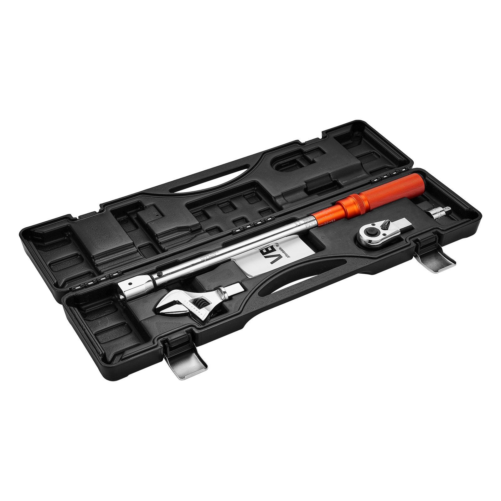 1/2 Inch Click Torque Wrench 20-160 lbf-ft Dual Scale Reversible Head ±2%