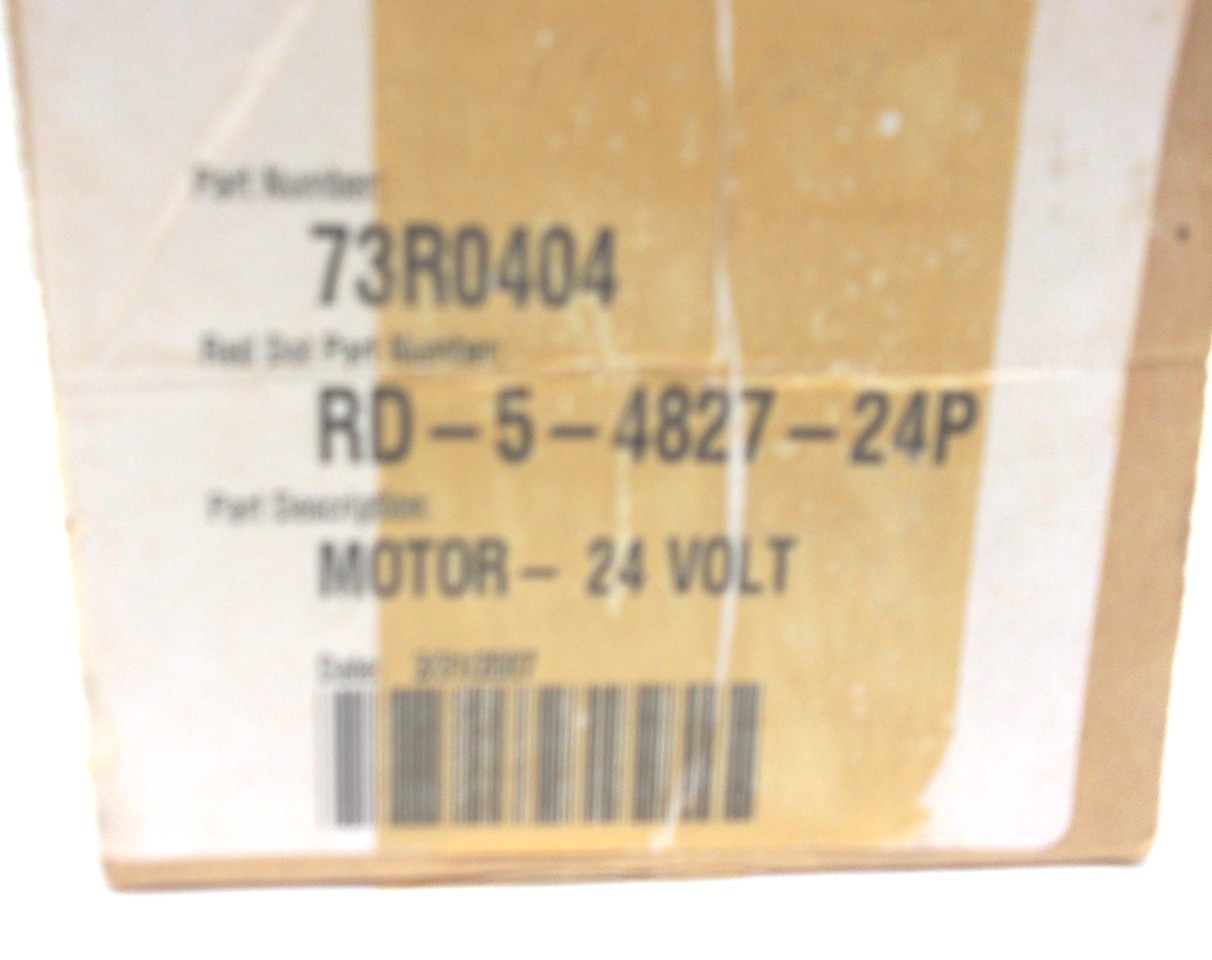 RD-5-4827-24P NEW GENUINE RED DOT 24V SINGLE SHAFT BLOWER MOTOR 73R0404