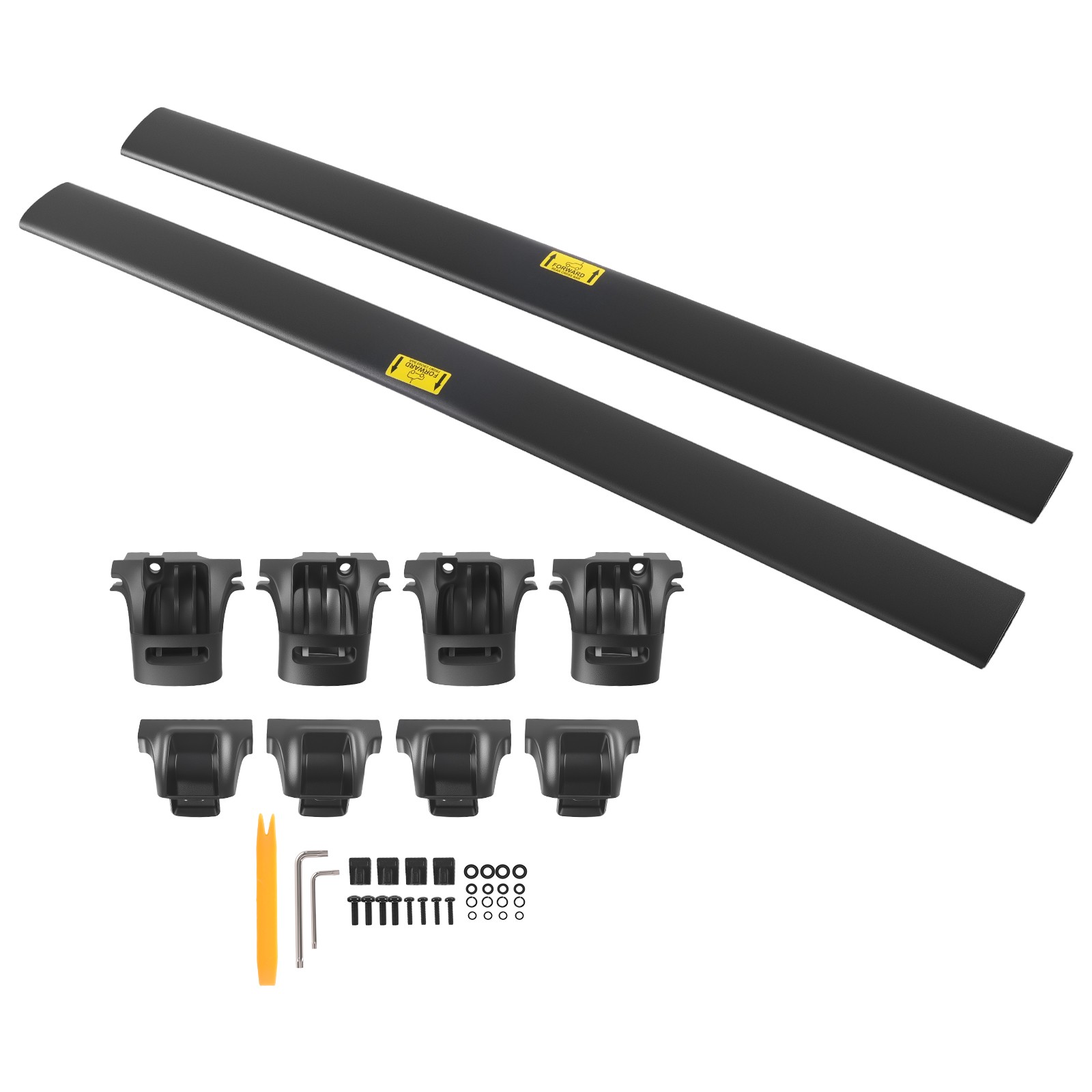 Black Roof Cross Bar for Toyota Sequoia 2023-2024 Aluminum Alloy Luggage