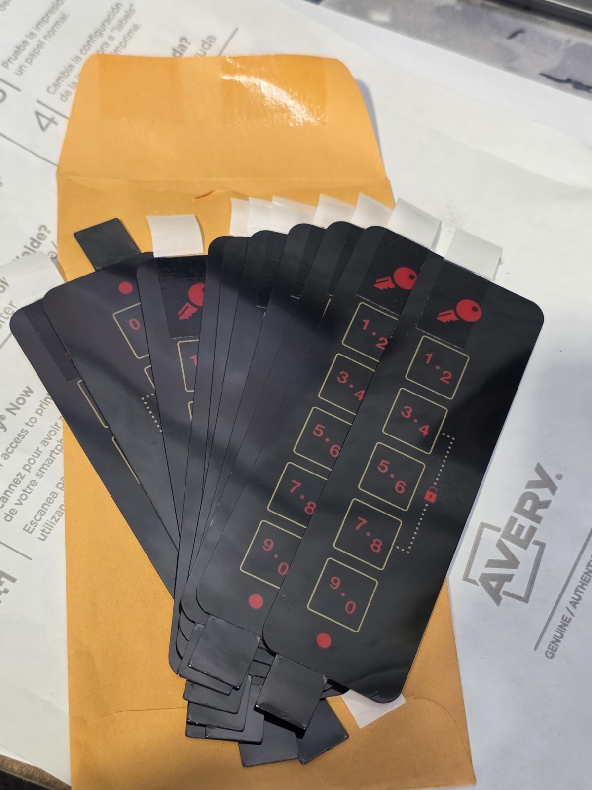 Toyota OEM Touch Keypad Replacement (Sticker) – Part 00016-00506