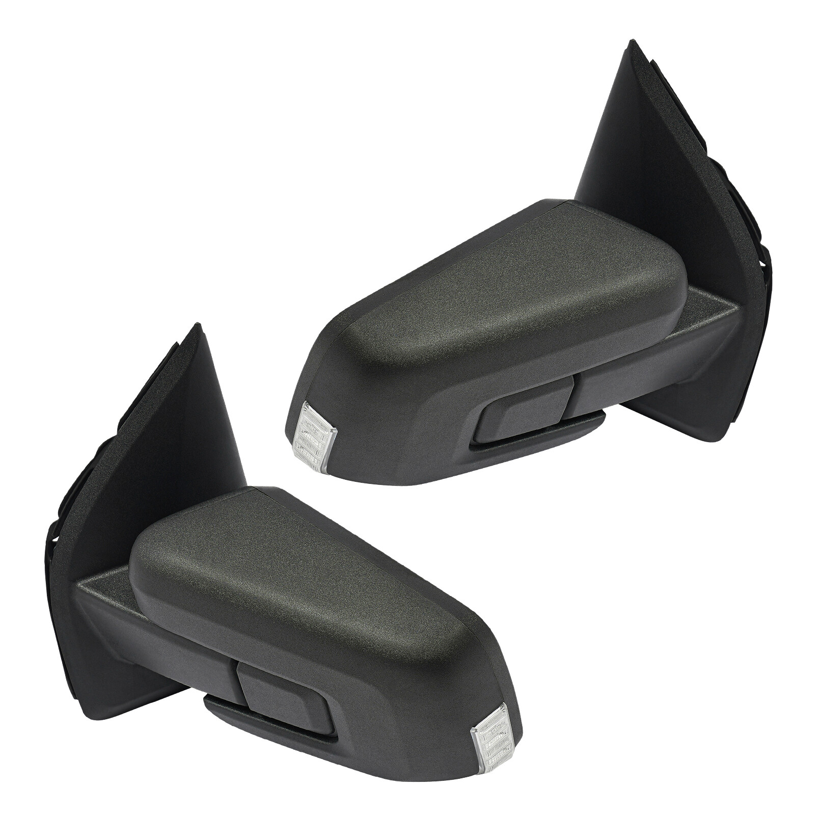 Power Heated Mirrors For 2021-2023 Ford F150 w/BSM Blind Spot Manual Fold LH&RH
