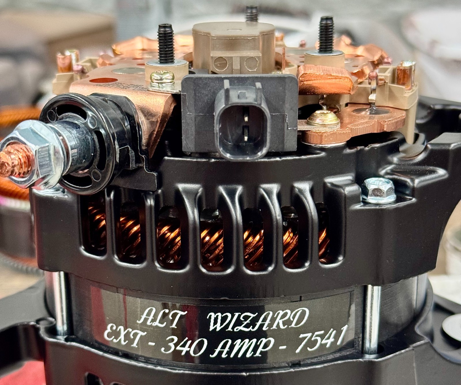 340 Amp Alt Wizard High Output Alternator 2007-2011 Jeep Wrangler JK 3.8L