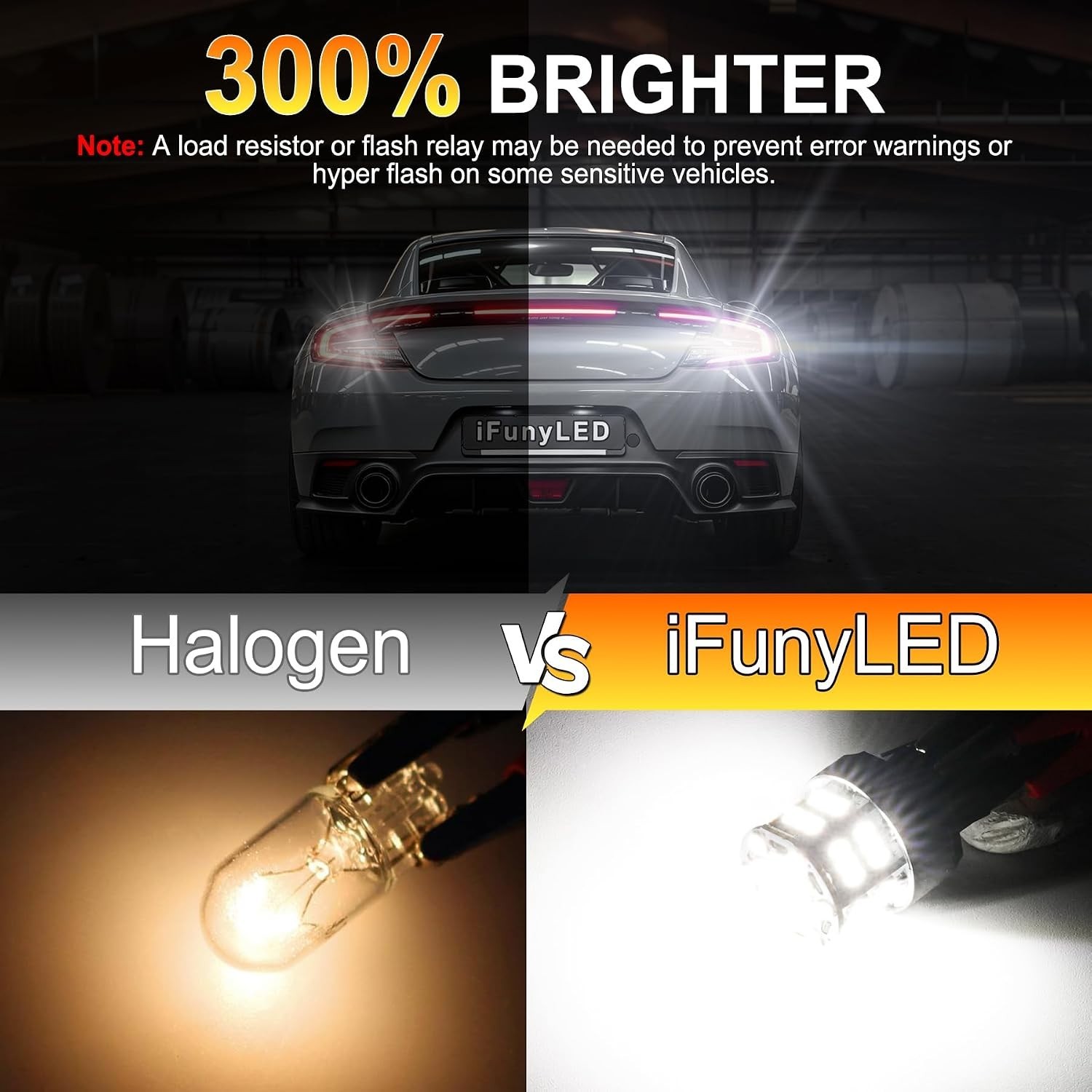 Long-Lasting 7443 LED Lights (4PCS) for Backup & Daytime Running – 50,000 Hours