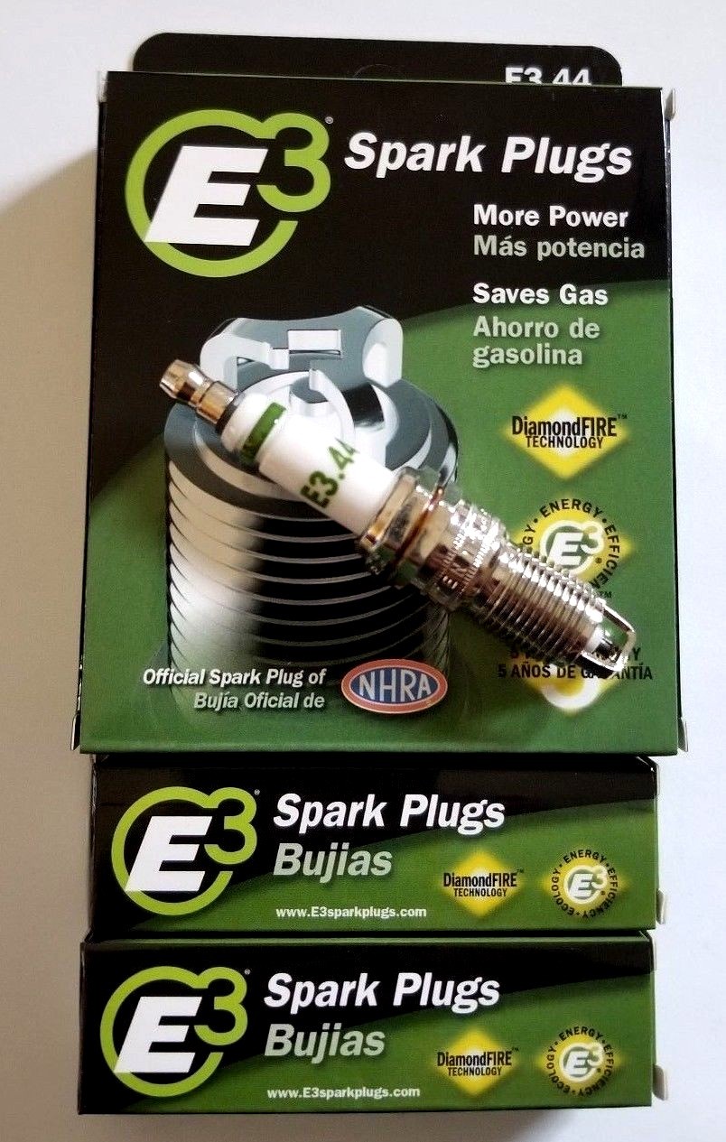 E3.44 E3 Premium Automotive Spark Plugs – 6 SPARK PLUGS 100,000 miles or 5 years
