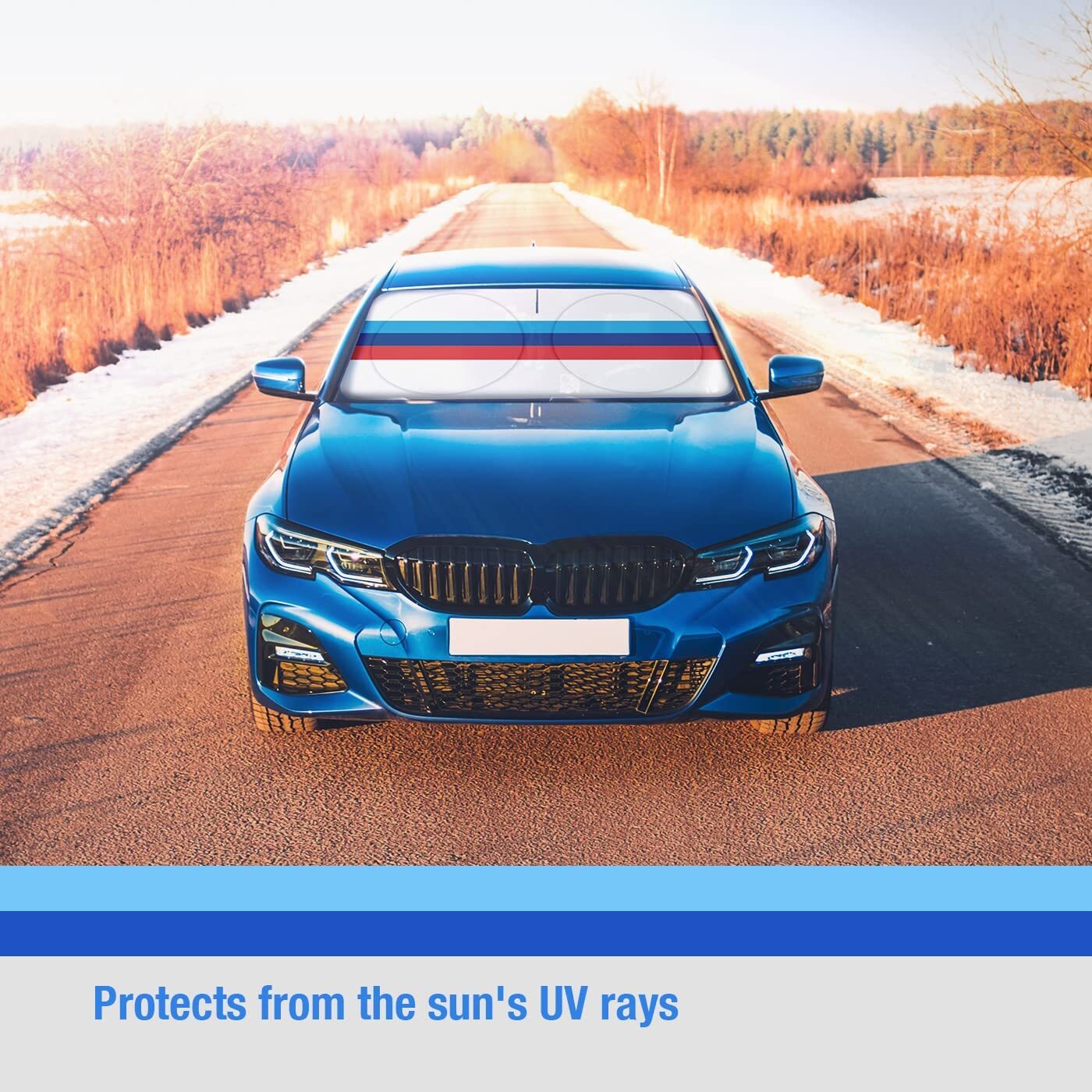 For BMW Interior Accessories Car Windshield Sunshade UV Block Sun Cover Visor
