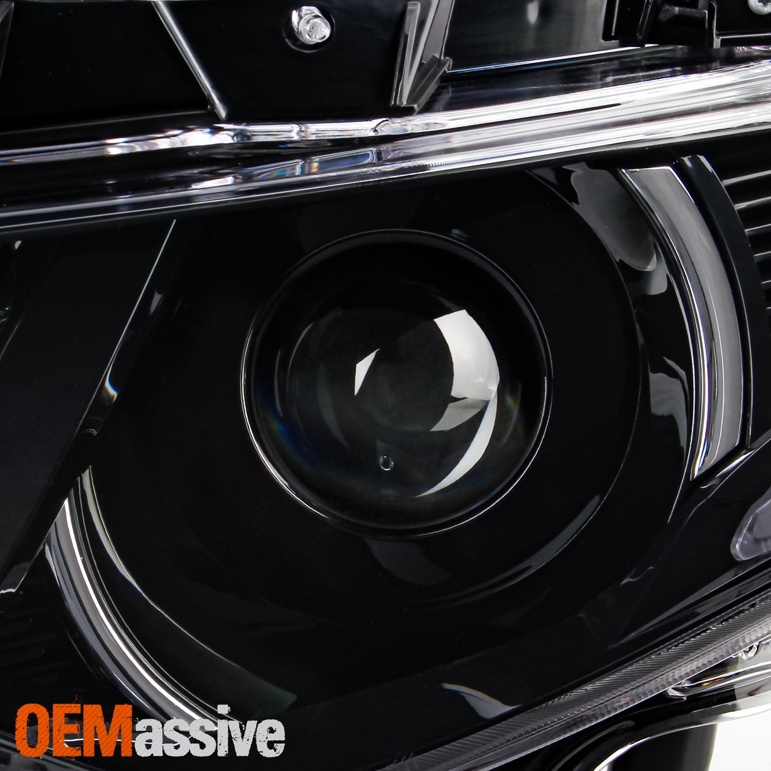 For 2016-2021 Honda Pilot/ Ridgeline 17-20 [Halogen Type] Headlights Pair Black