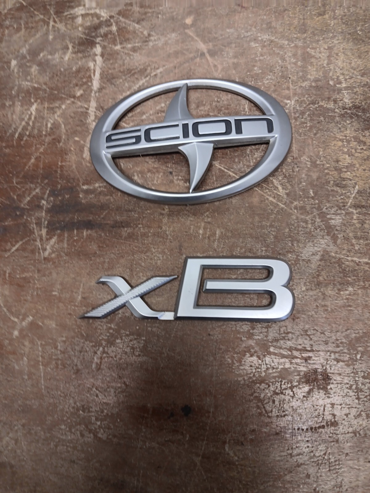 SCION XB REAR EMBLEM LOGO BADGE SYMBOL SET OEM