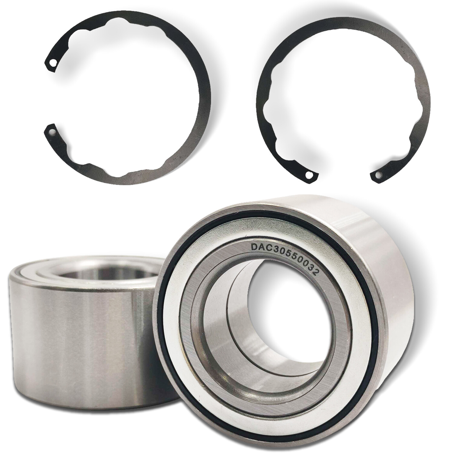 2pcs Front Wheel Bearings 30x55x32 + CIRCLIP for Kawasaki Teryx Teryx4 750 800