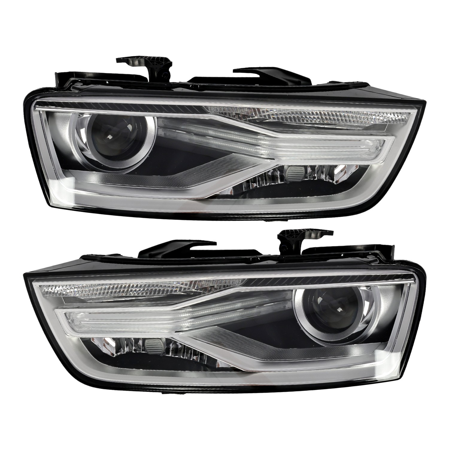 HID Xenon Headlights Left Right Pair For 2016-2018 Audi Q3 w/ Bulb Ballast
