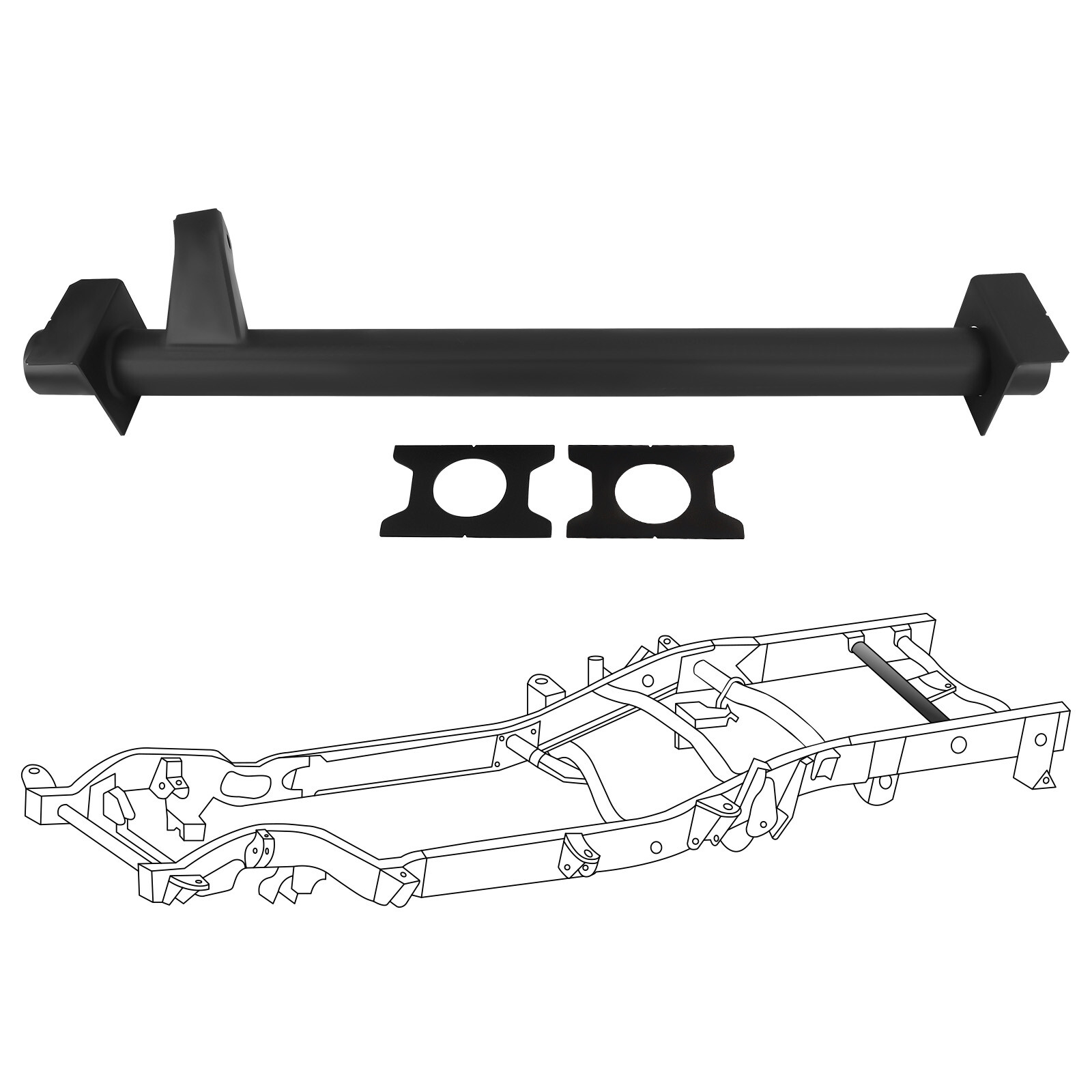 Rear Shock Mount Crossmember For Chevy Silverado & GMC Sierra 1500 2007-14 NEW