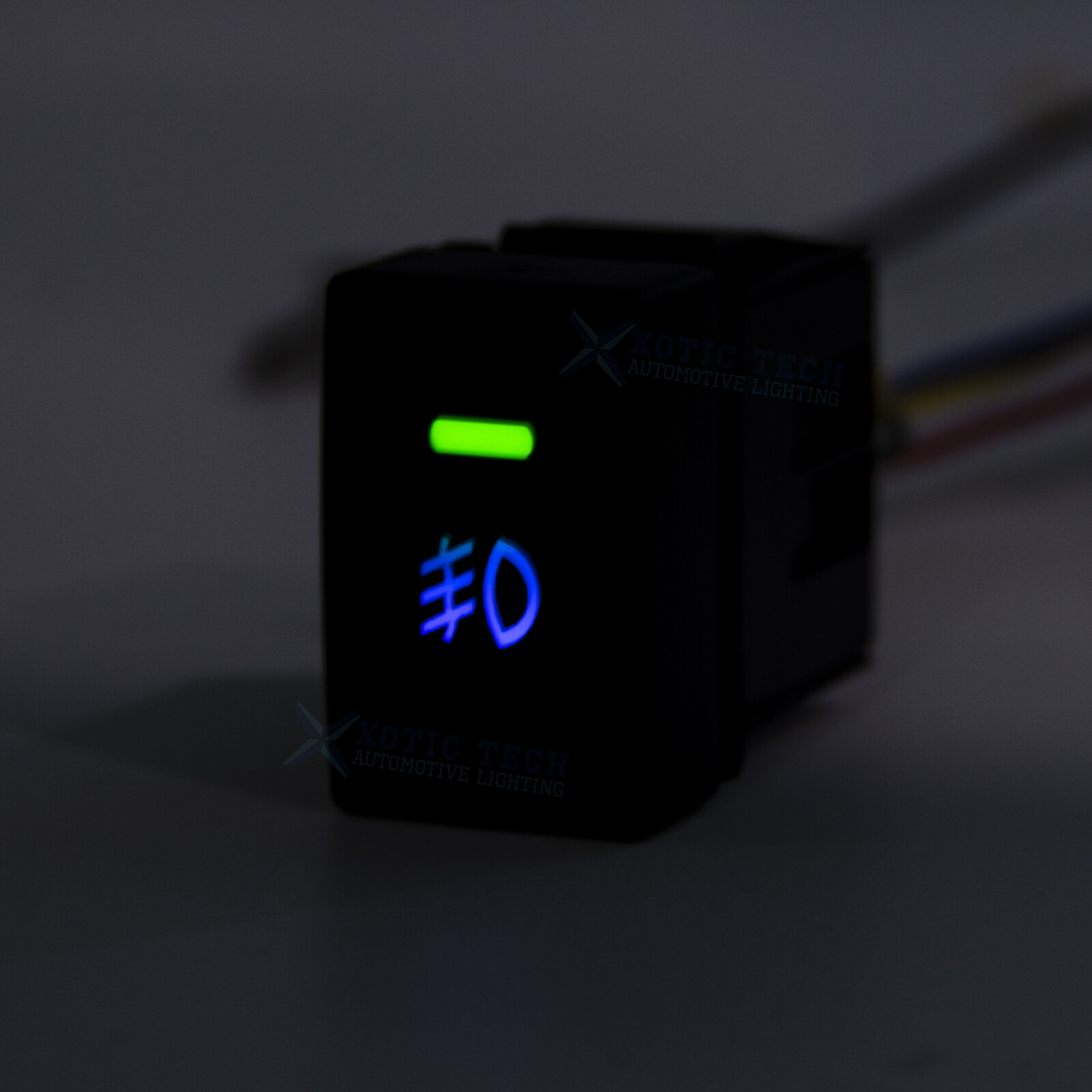 OE Style 4-Pole Push Button Switch w/LED Light Add-on Fog Light DRL For Honda
