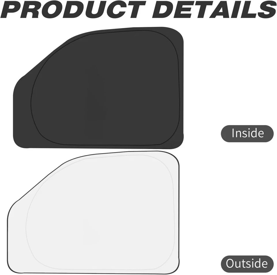 Front Side Window Sun Shade for 1996-2025 Chevy Express Cargo Van Accessories