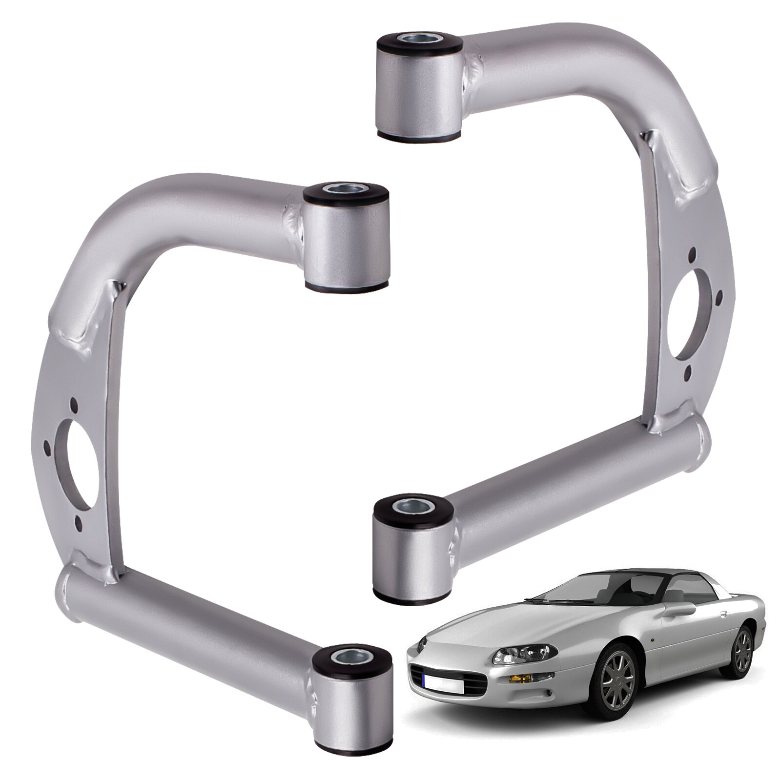 Pair Tubular Front Upper Control Arm Set A-Arms for GM F-Body 1993-2002 Camaro