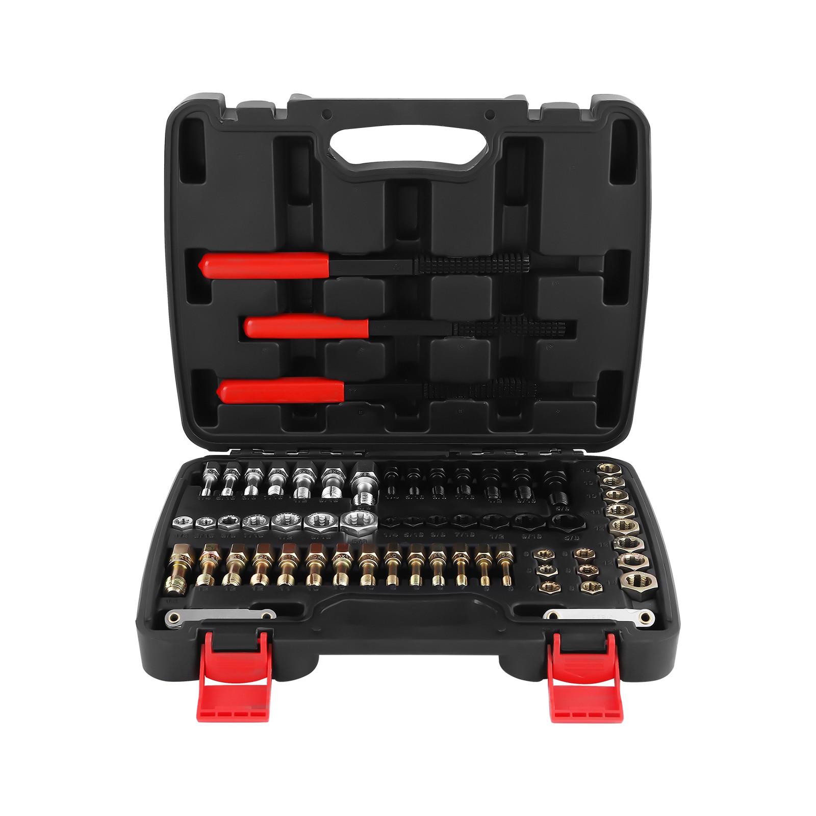 61PCS Thread Chaser Set UNC UNF Metric Thread Restorer Tool Rethreading