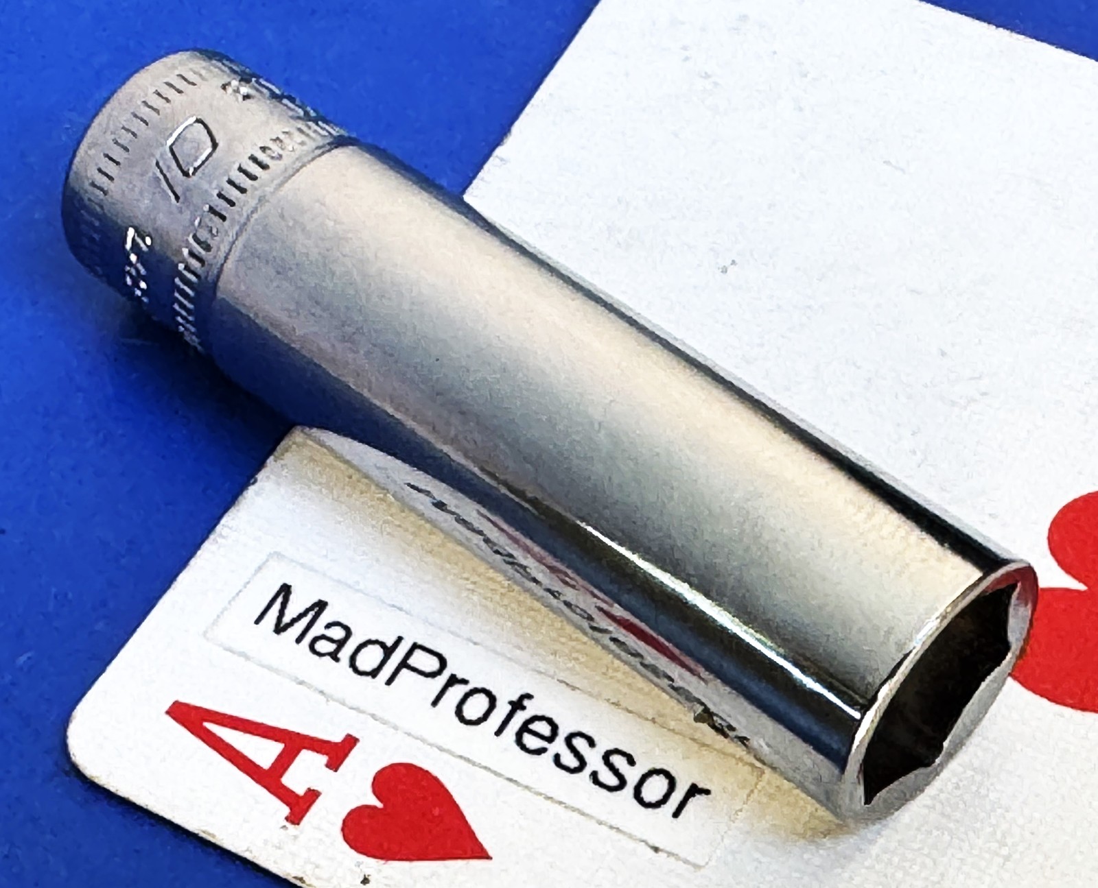 Snap-on USA 1/4″ drive 10mm Deep Metric 6-point Chrome Socket wrench STMM10 NEW