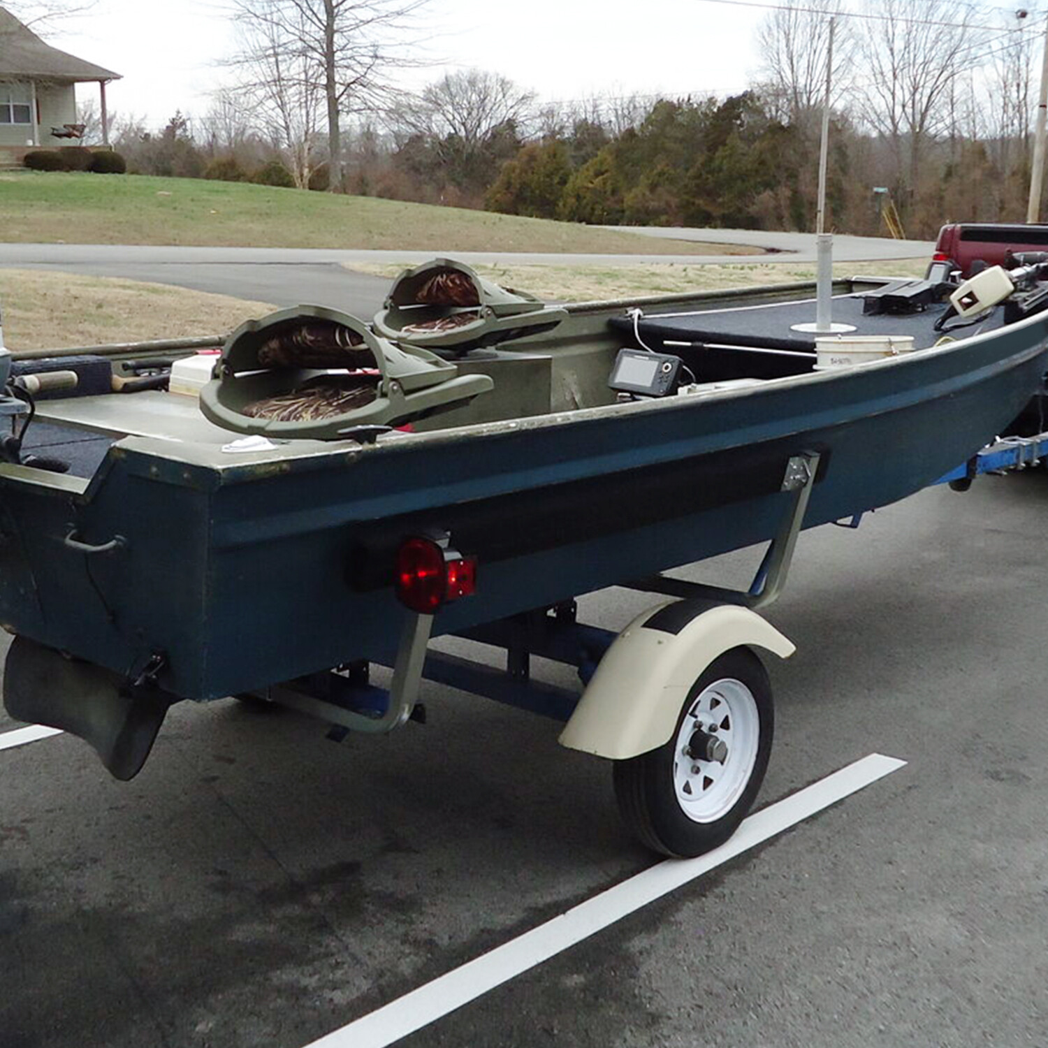 5′ Adjustable Boat Trailer Guide Bunk Board Bunkboard Guide-On Rails Zinc-Plated