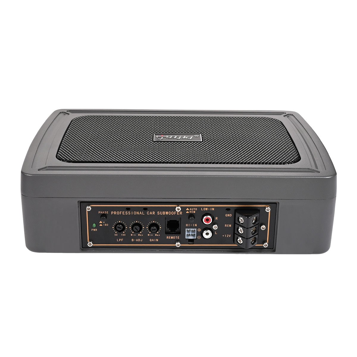1200W Car Subwoofer Active Underseat Bass Box Audio Speaker Amplifier +Cables US