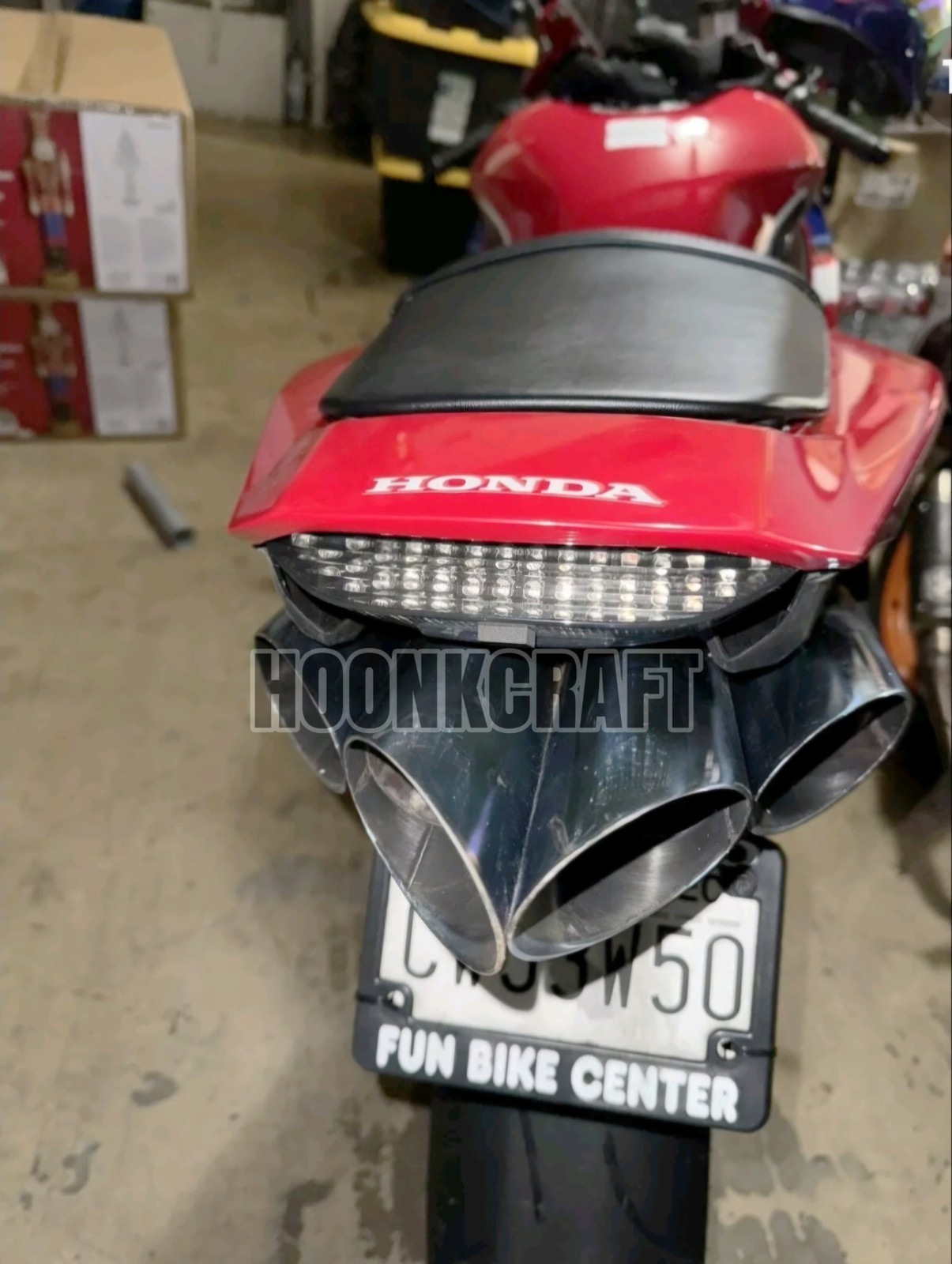 Custom Exhaust System For Honda CBR 600 RR / CBR 1000 RR Quad Muffler