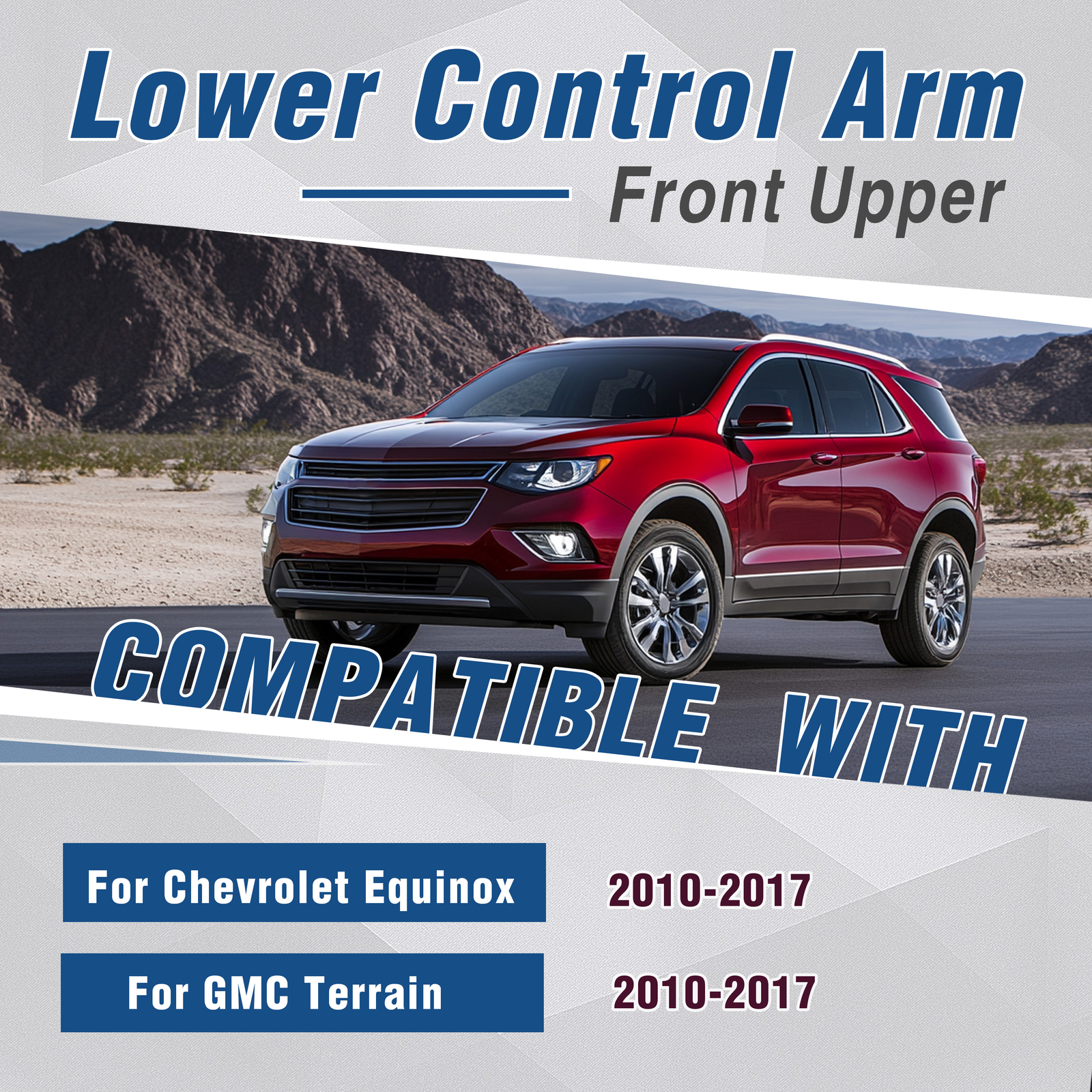 Front Lower Control Arms for Chevy Equinox GMC Terrain 2.4L/3.0L/3.6L 2010-2017