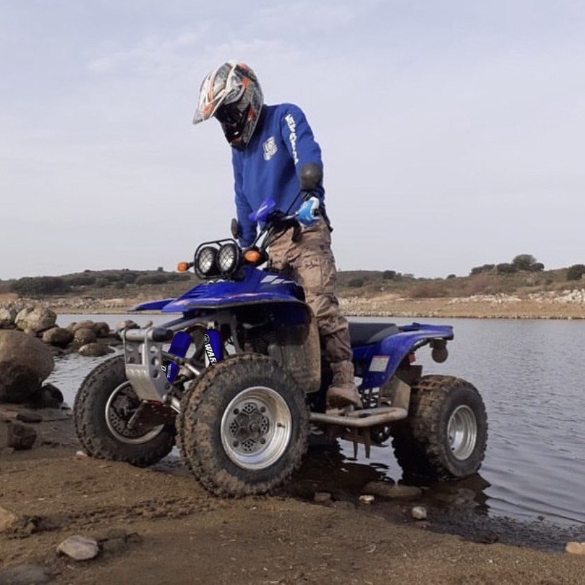 Blue Shock Protector Covers for Yamaha Warrior YFM350 Limited Edition (Set of 3)