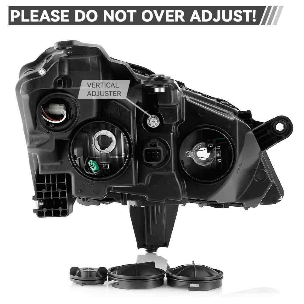 For 2013-2017 Chevy Traverse Halogen Type Headlights W/Bulb Pair Left+Right