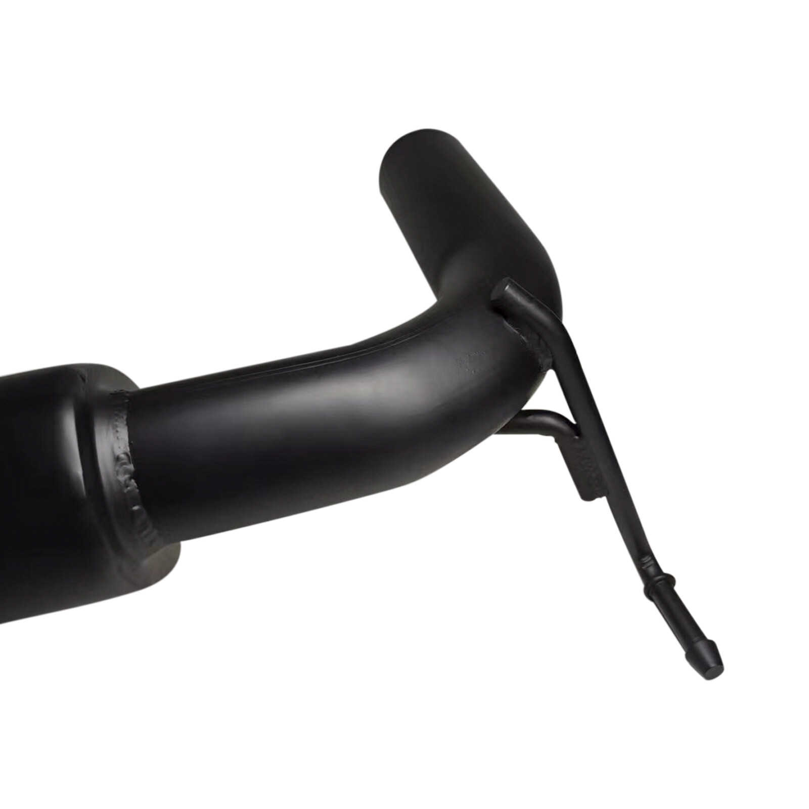 For 2007- 2017 Jeep Wrangler JK Matte Black Dual Cat Back Exhaust System 2DR 4DR