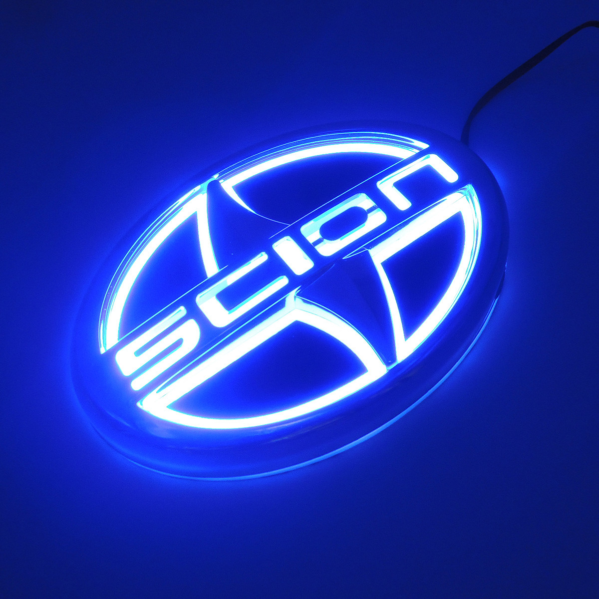 (12.5X8.5CM) Sport 5D LED Car Tail Rear Logo Light Badge Lamp Emblem For Scion