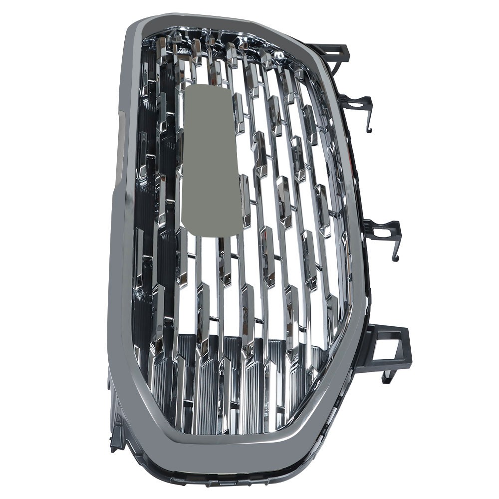Chrome Fit For GMC Terrain 2018 2019-2021 Plastic Front Upper Grille Assembly