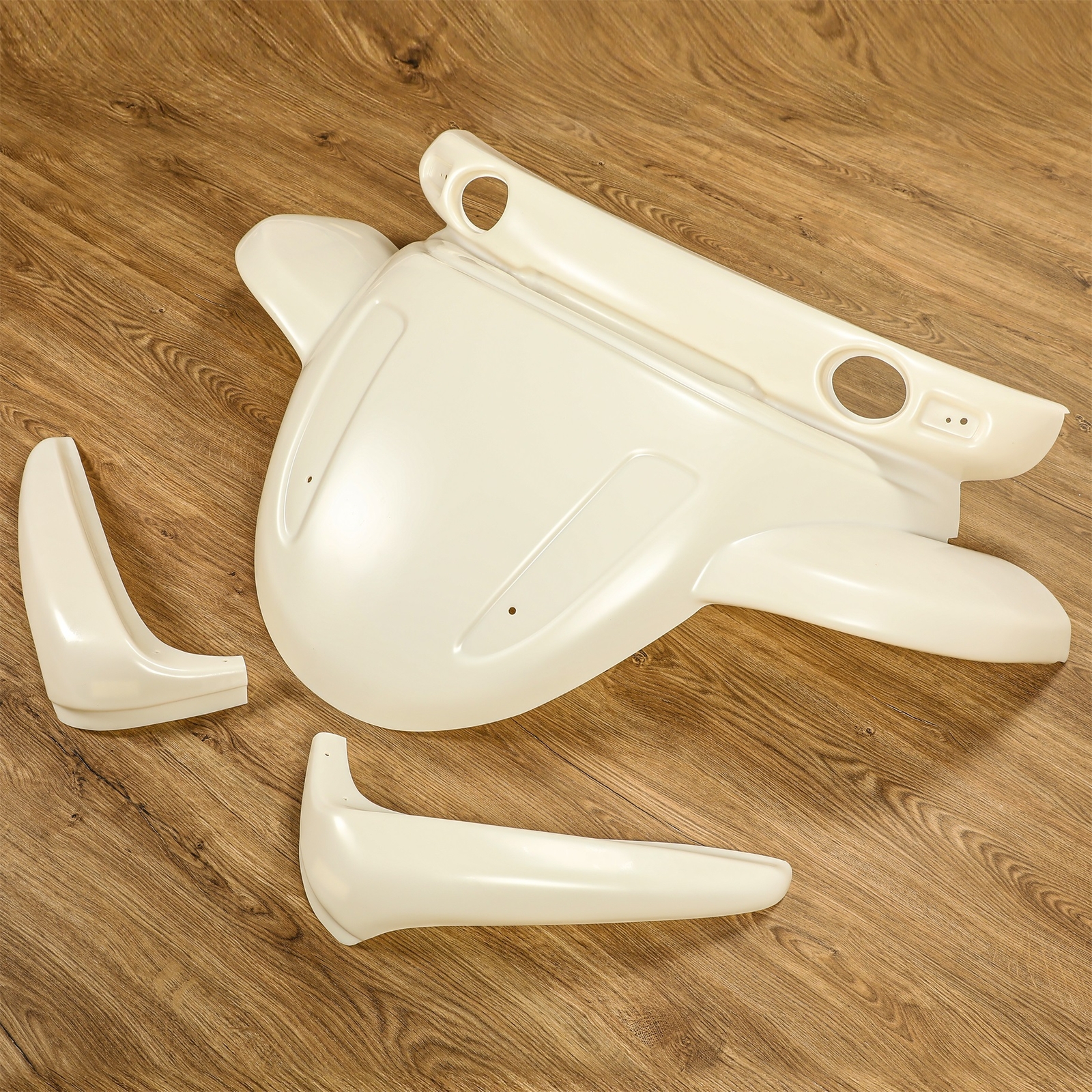 Plastic ABS Front Hood & Mud Guard Set For For 1999- 2012 GEM Cars