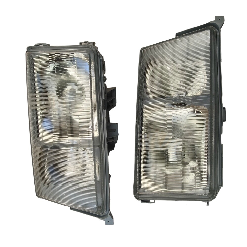 Pair Front Left＆Right Headlight Fits For MB MERCEDES 190 W201 82-1993 1307022129