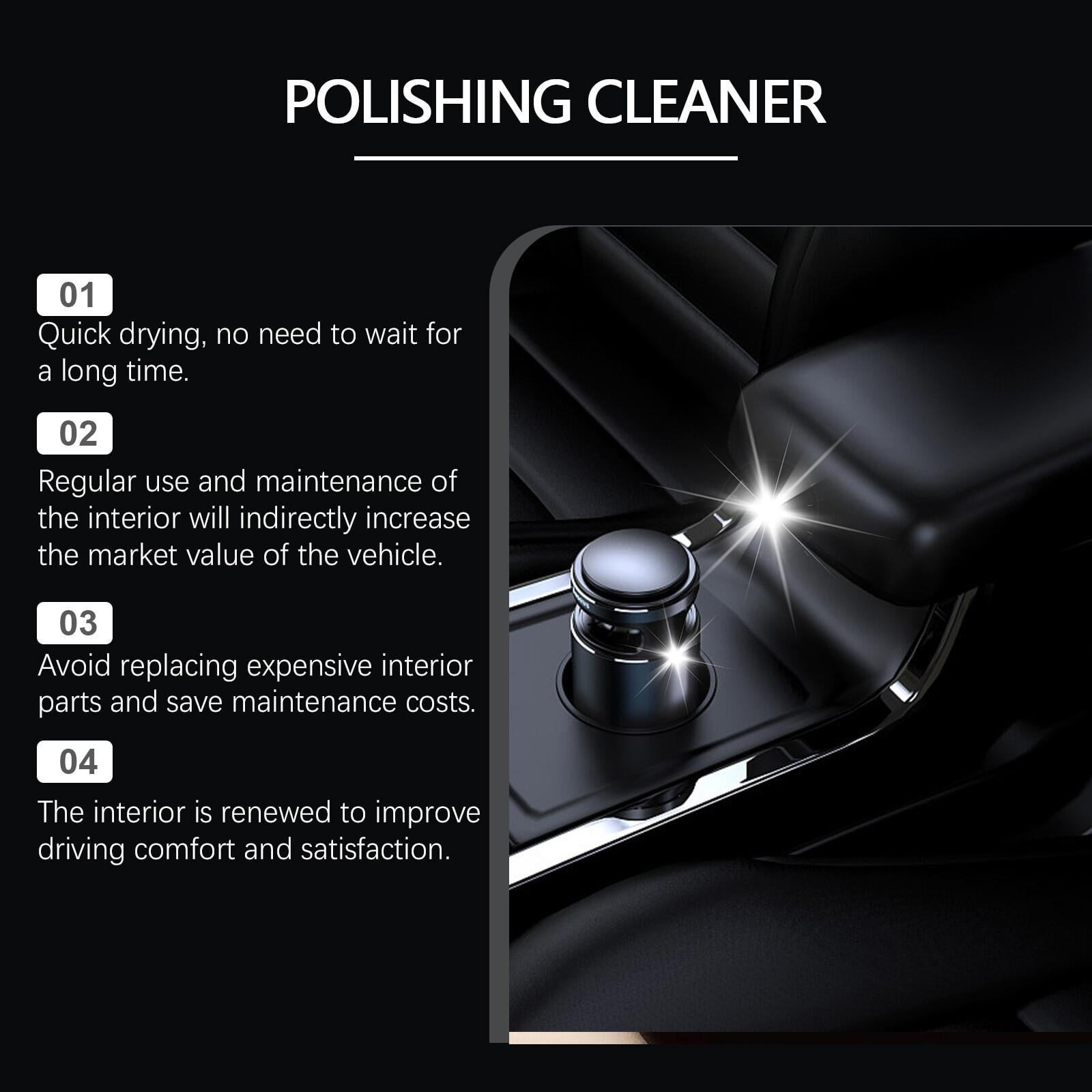 Amino Silicone Auto Interior Polish 100ml Deep Cleansing Spray Restores Trim