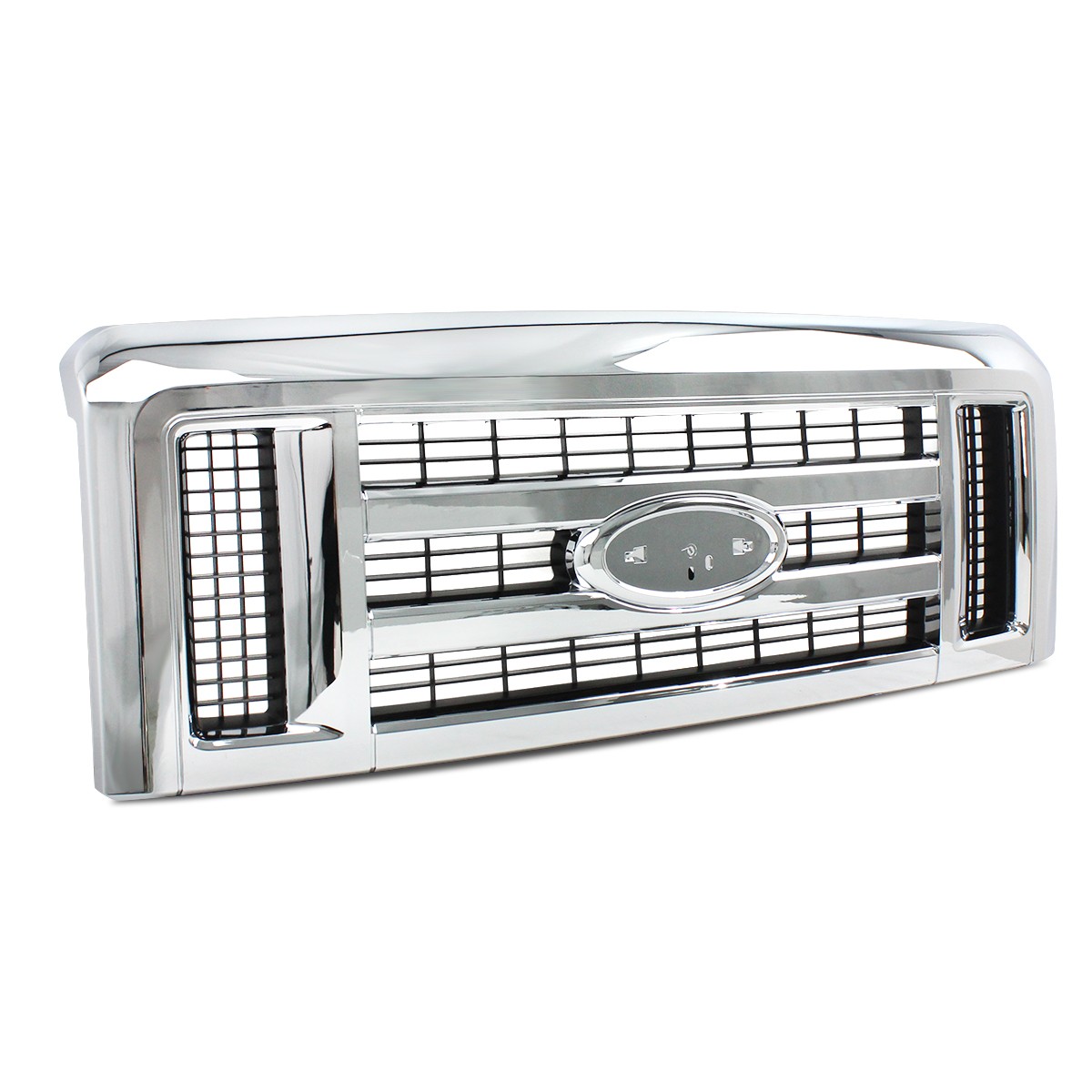 New Front Chrome Grille Assembly Fits 2008-2021 Ford E150 E250 E350 9C2Z8200AA