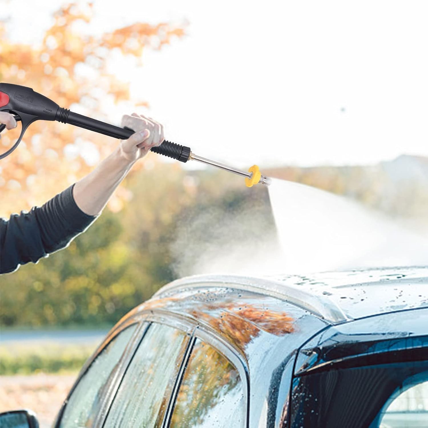 4000PSI Pressure Washer Gun M22 with Extension Lance and 5 Nozzle Nozzles