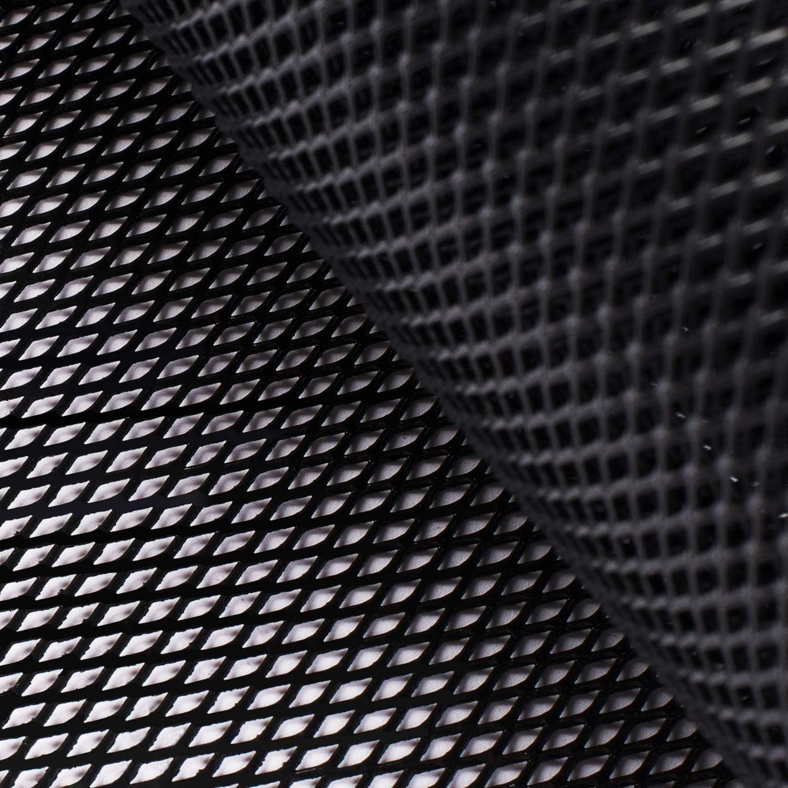 US Universal Car Grille Mesh 40″x13″ – Black Aluminum Rhombic Protection Sheet