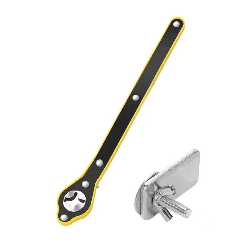 Labor-Saving Car Scissor Jack Ratchet Wrench Tire Wheel Lug Wrench Tool