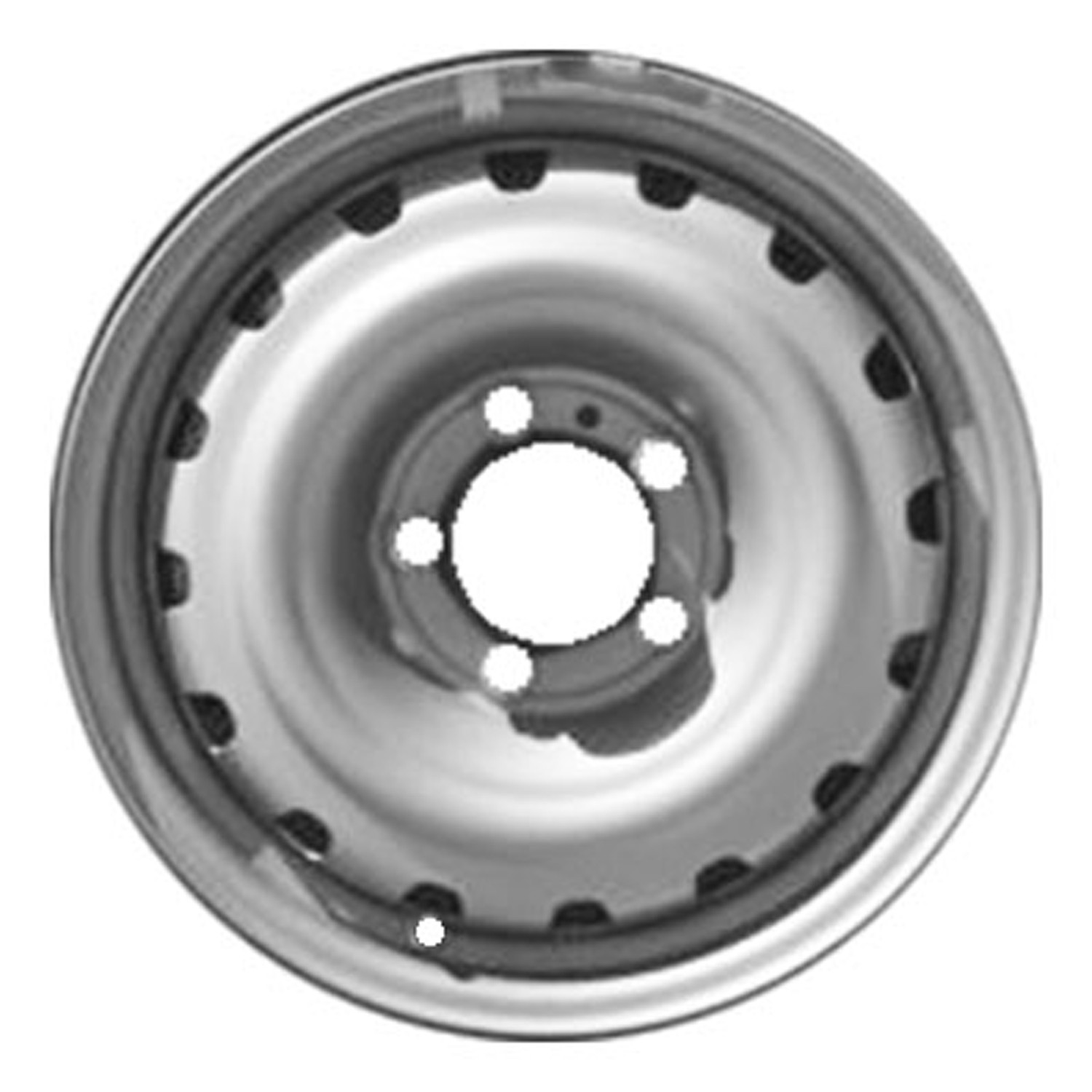 Refurbished 15×5.5 Painted Silver Wheel fits 2013-2021 Nissan Nv200 560-62604
