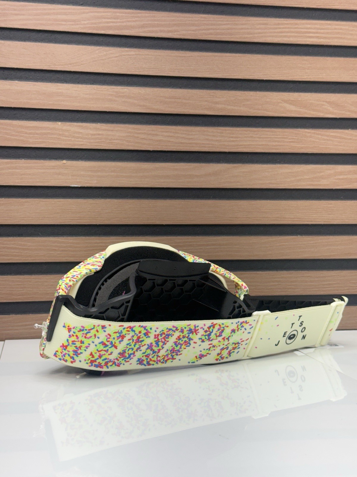 100% Armega Jett Lawrence LE Goggle Sprinkles Yellow / Tan – Purple Mirror Lens