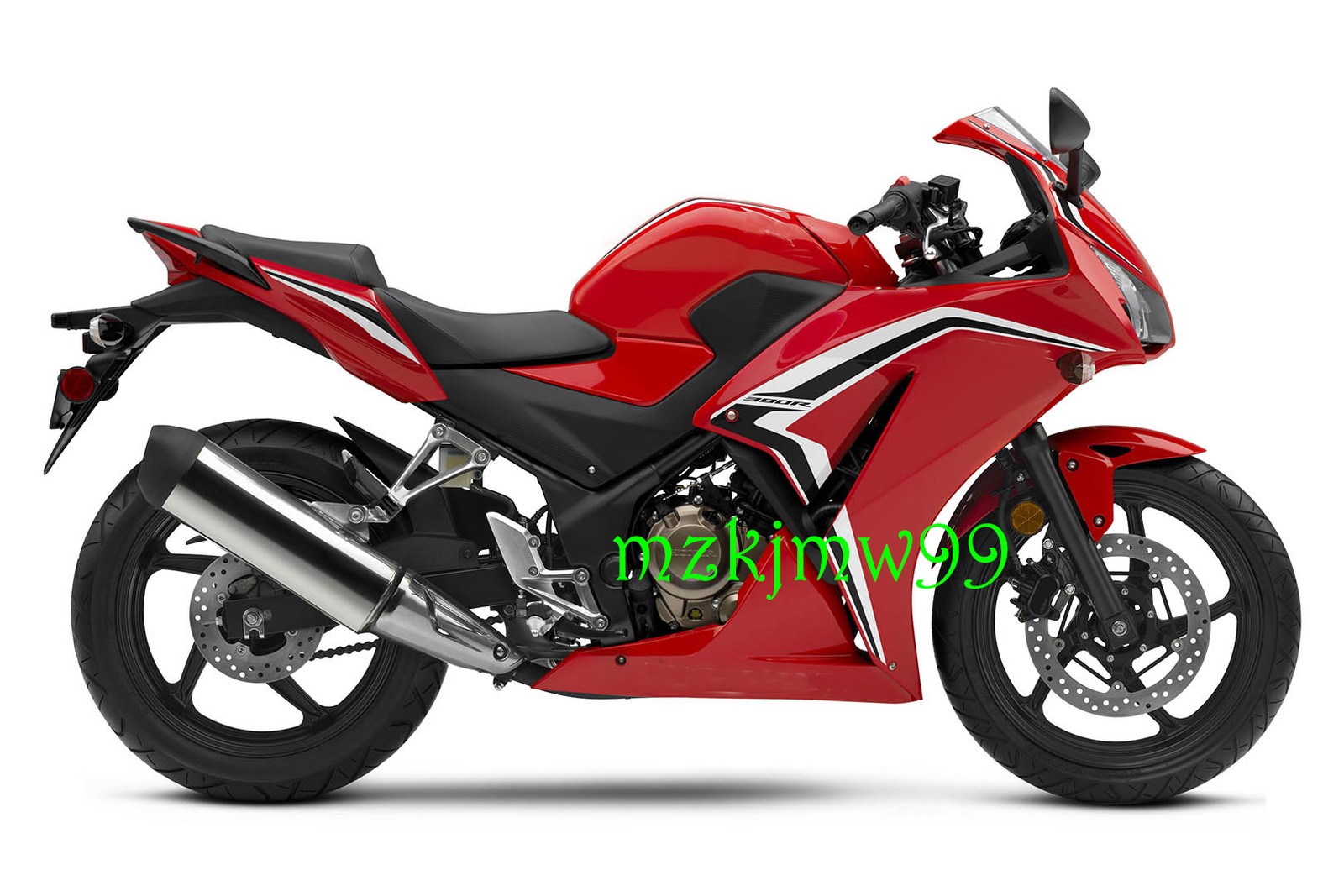 Red Painted Fairing / Bodywork ABS Plastic Panel Kit For Honda CBR300R 2015-2023