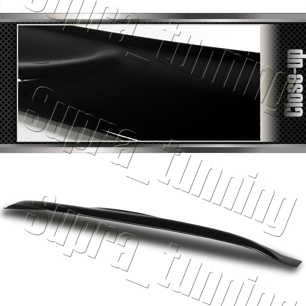 Black ABS Rear Roof Window Visor Deflect Spoiler For Honda Civic 4DR / Sedan