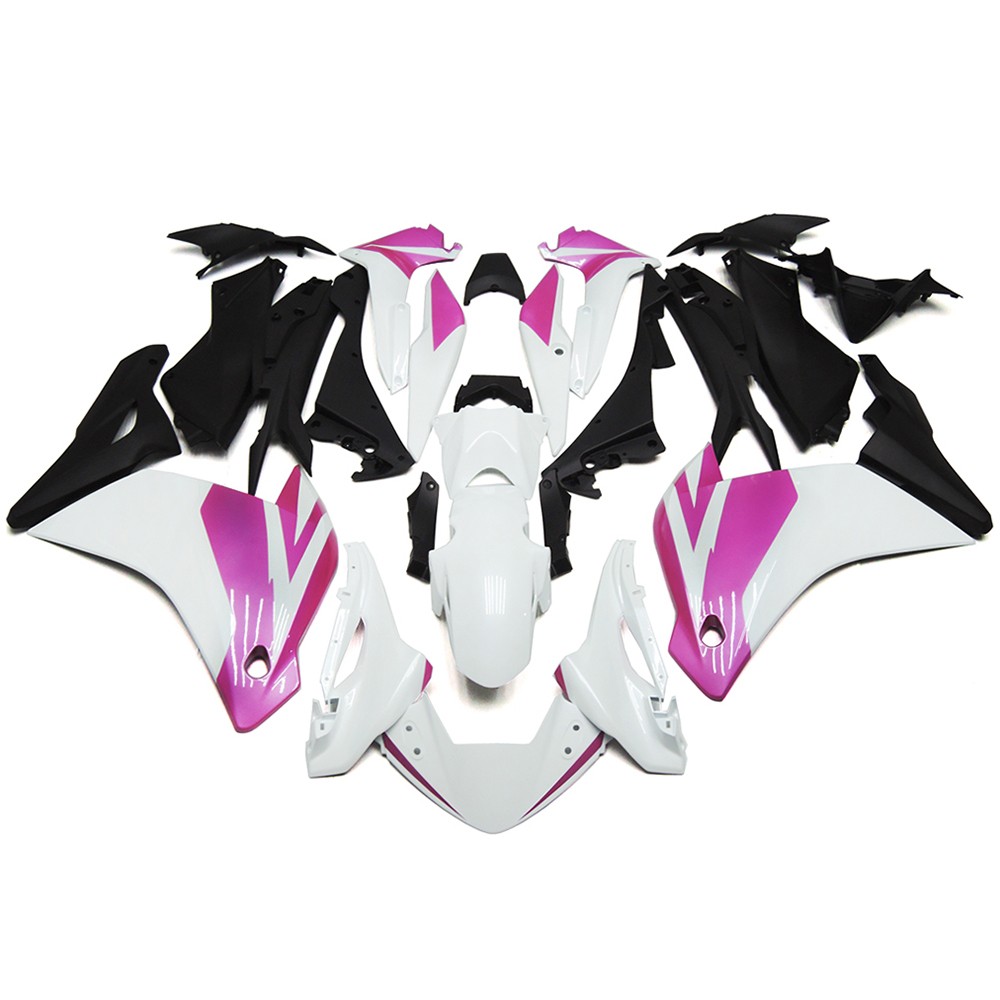 Pink White ABS Bodywork Fairing Kit for Honda CBR250R 2011-2016 13 14 15