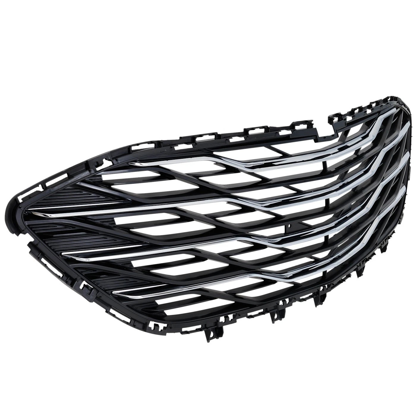 Front Grille Assembly Upper&Lower For 2019-2025 Chevy Malibu W/O Sensors Painted