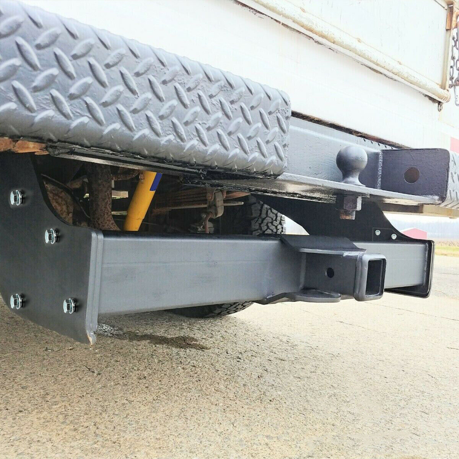 Class 5 Trailer Hitch Rear Tow Receiver For F-250 F-350 F-450 Super Duty 99-16