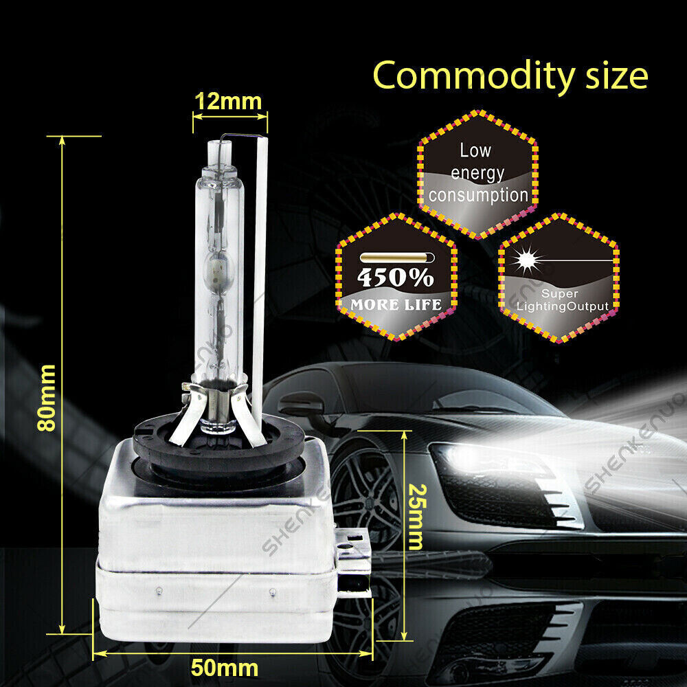 Stock Fit HID Headlight Bulbs For Buick Enclave 2013-2017 High Low Beam Qty 2 DX
