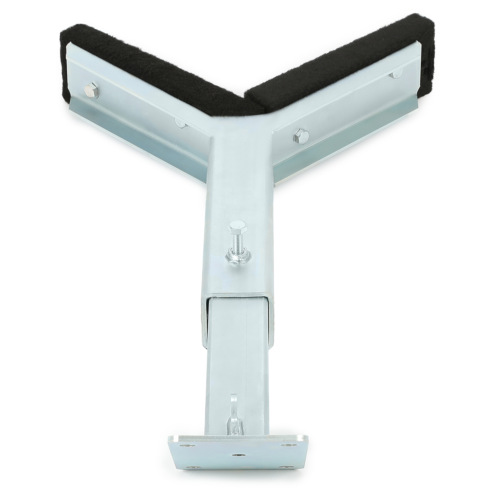 NEW! Adjustable Bow Rest Catcher Stop for Boat Trailer Zinc-Plated Post Carpeted