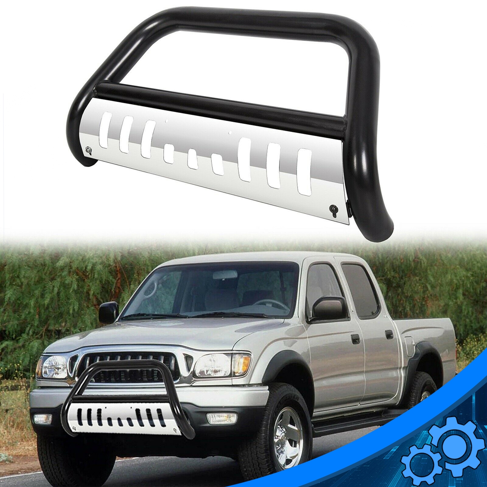 3″ Tube Bull Bar Push Bar Grille Guard For Toyota Tacoma 98-04 For 4Runner 96-98