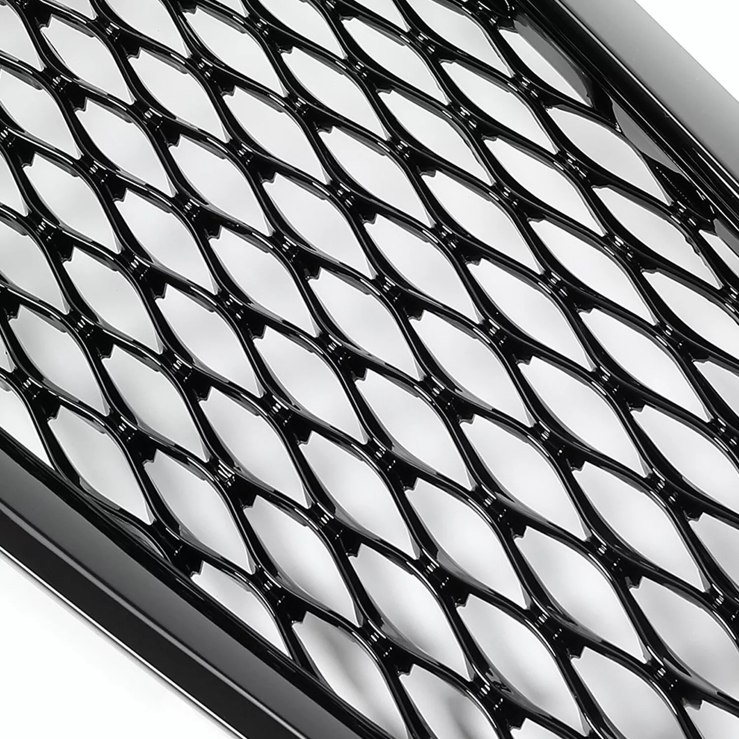 Fit 2014 2015 2016 2017 Infiniti Q50 JDM Front Bumper Upper black Grille Grill